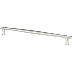 12 Inch Center to Center Dierdra Appliance Pulls, Brushed Nickel