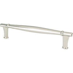 5-1/16 Inch Center to Center Dierdra Cabinet Pulls, Polished Nickel