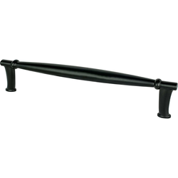6-5/16 Inch Center to Center Dierdra Cabinet Pulls, Matte Black