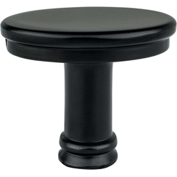 9/16 Inch Base Dierdra Cabinet Knobs, Matte Black