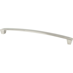 12 Inch Center to Center Laura Appliance Pulls, Brushed Nickel
