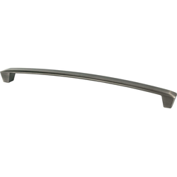 12 Inch Center to Center Laura Appliance Pulls, Vintage Nickel