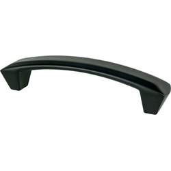 3-3/4 Inch Center to Center Laura Cabinet Pulls, Matte Black