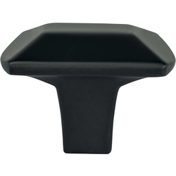 7/16 Inch Base Laura Cabinet Knobs, Matte Black