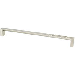 12 Inch Center to Center Roque Appliance Pulls, Brushed Nickel