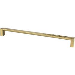 12 Inch Center to Center Roque Appliance Pulls, Modern Brushed Gold