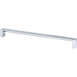 12 Inch Center to Center Roque Appliance Pulls, Polished Chrome