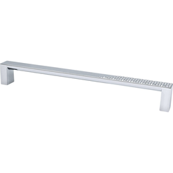 8-13/16 Inch Center to Center Roque Cabinet Pulls, Polished Chrome