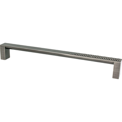 8-13/16 Inch Center to Center Roque Cabinet Pulls, Vintage Nickel