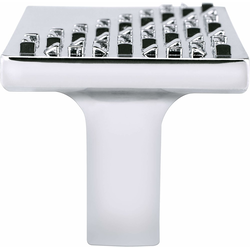 1-3/16 Inch Length Berenson Roque Cabinet Knobs, Polished Chrome