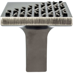 1-3/16 Inch Length Berenson Roque Cabinet Knobs, Vintage Nickel