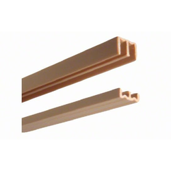 23% OFF 48 Inch Length Plastic Track and Guide Set for 1/4 Inch Width Door, Tan