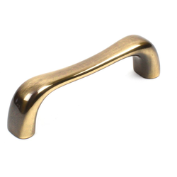Plymouth 3 Inch Center to Center Polished Antique Cabinet Pull