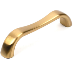 Elite 3-3/4 Inch Center to Center Satin Brass Cabinet Pull