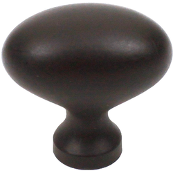 Plymouth 1-3/8 Inch Diameter Oil Rubbed Bronze Cabinet Knob