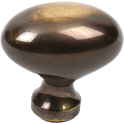Plymouth 1-3/8 Inch Diameter Polished Antique Cabinet Knob