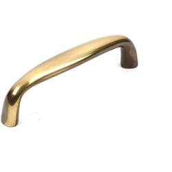 Yukon 3 Inch Center to Center Polished Antique Cabinet Pull
