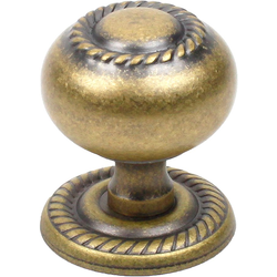 Saturn 1-1/4 Inch Diameter Aged English Cabinet Knob