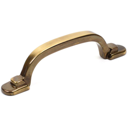 Yukon 3 Inch Center to Center Polished Antique Cabinet Pull