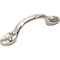 Tuscana 3 Inch Center to Center Matte Satin Nickel Cabinet Pull