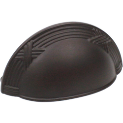 Georgian 3 Inch Center to Center Oil Rubbed Bronze Cabinet Cup Pull