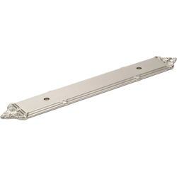 Georgian 3-3/4 Inch Center to Center Matte Satin Nickel Back-plate