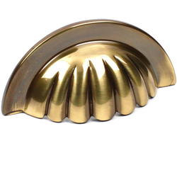 Plymouth 3 Inch Center to Center Polished Antique Cabinet Cup Pull