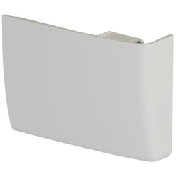 VS TOP Hang 40 Cover Cap for Cabinet/Closet Hanging Bracket, Left , Pearl White, 200 Pack