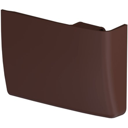 VS TOP Hang 40 Cover Cap for Cabinet/Closet Hanging Bracket, Right , Nut Brown, 200 Pack