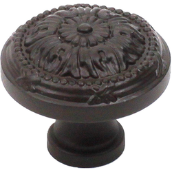 Georgian 1-1/4 Inch Diameter Oil Rubbed Bronze Cabinet Knob