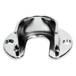 Open Support Bracket with Screw Mount For 1-1/16 Inch Diameter Closet Rod, Chrome