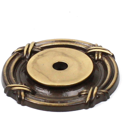 Georgian 1-1/2 Inch Diameter Polished Antique Back-plate
