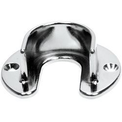 Open Support Bracket with Screw Mount For 1-5/16 Inch Diameter Closet Rod, Chrome
