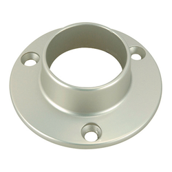 Closed Support Bracket with Screw Mount For 1-5/16 Inch Diameter Closet Rod, Dull Nickel
