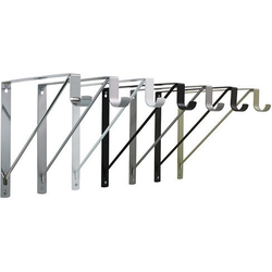 30% OFF 1 Inch Width x 12-3/8 Inch Depth x 10-7/8 Inch Height Open Shelf & Rod Support Bracket For 1-5/16 Inch Diameter Closet Rod, Oil Rubbed Bronze