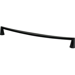 18 Inch Center to Center Domestic Bliss Transitional Appliance Pull, Matte Black