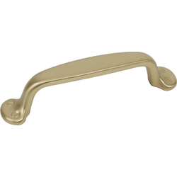 Glamour Pull 4 inch Center to Center satin Brass