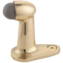 2-7/8 Inch Projection Goose Neck Door Stop, Flat Black