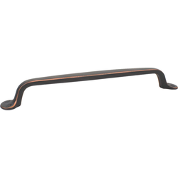 Yukon Appliance Pull 12 inch Center to Center Weathered Bronze and Copper