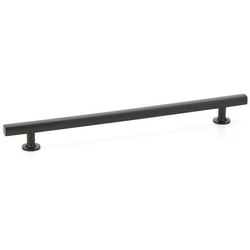 10 Inch Center to Center Freestone Cabinet Pull, Flat Black