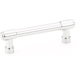3-1/2 Inch Center to Center Jasper Cabinet Pull, Polished Chrome