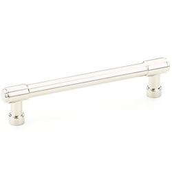 5 Inch Center to Center Jasper Cabinet Pull, Polished Nickel Lifetime