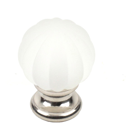 Tahoe 1-1/4 Inch Diameter Frosted/Satin Nickel Cabinet Knob