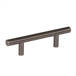Bar Pulls 3 Inch Center to Center Gunmetal Cabinet Pull