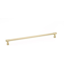 12 Inch Center to Center Jasper Cabinet Pull, Satin Brass