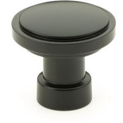 1-1/4 Inch Diameter Haydon Cabinet Knob, Flat Black