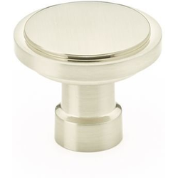 1-3/4 Inch Diameter Haydon Cabinet Knob, Satin Nickel