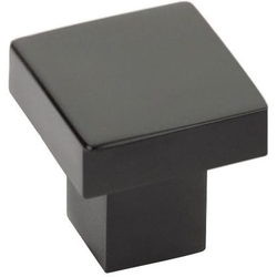1-1/4 Inch Diameter Hunter Cabinet Knob, Flat Black