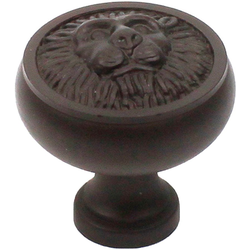 Roman 1-1/4 Inch Diameter Oil Rubbed Bronze Cabinet Knob