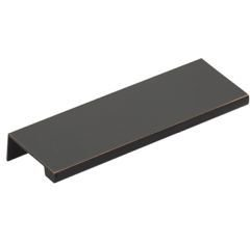 4 Inch Center to Center Edge Cabinet Pull, Oil Rubbed Bronze